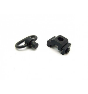 PUSH BUTTON SLING SWIVEL MOUNT. QD АНТАБКА С КРЕПЛЕНИЕ НА RIS PUSH BUTTON SLING SWIVEL MOUNT. QD АНТАБКА С КРЕПЛЕНИЕ НА RIS